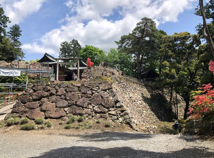 Remains of Karasawasan Castle, Japan